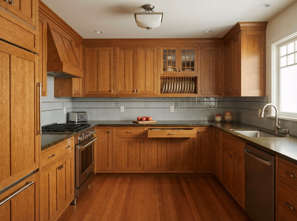 Craftsman Kitchen Style in San Diego County.