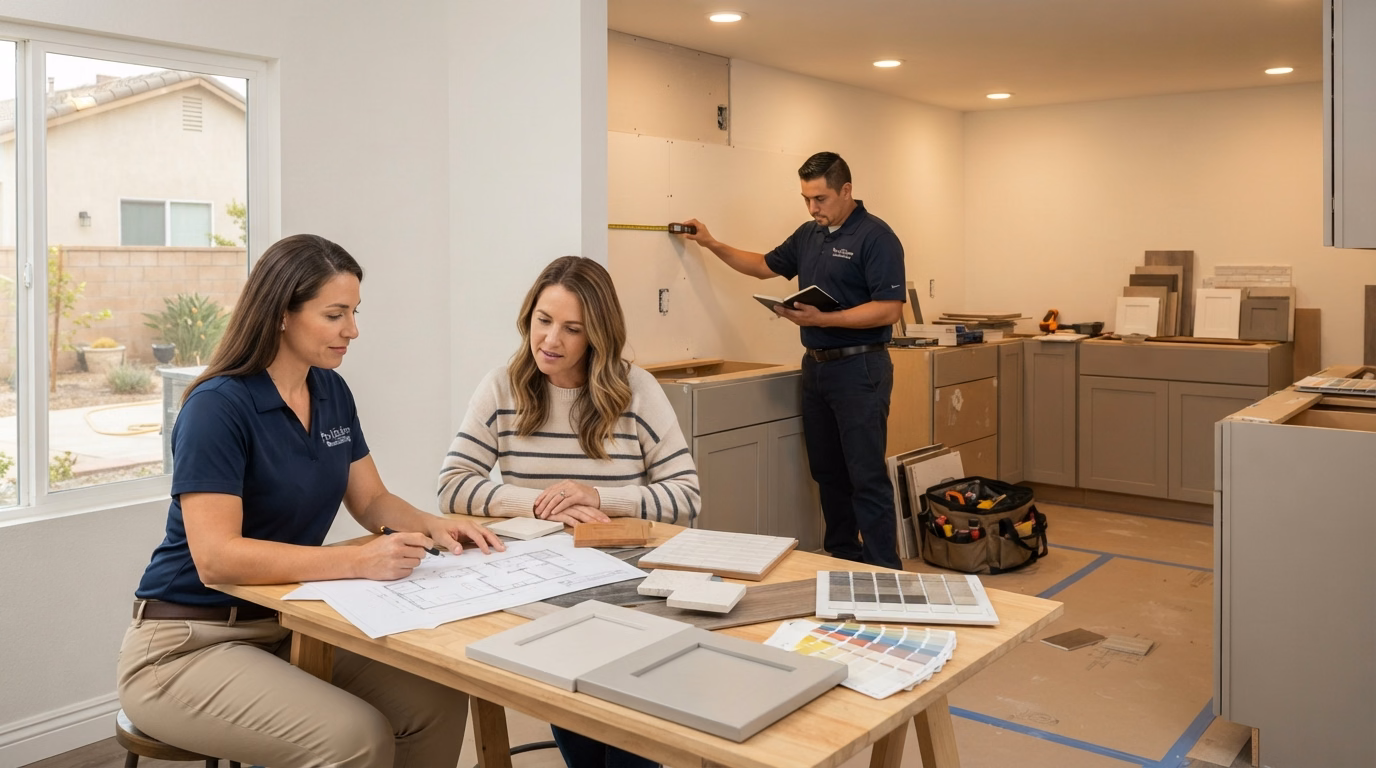 Kitchen Renovation Process in San Diego County.