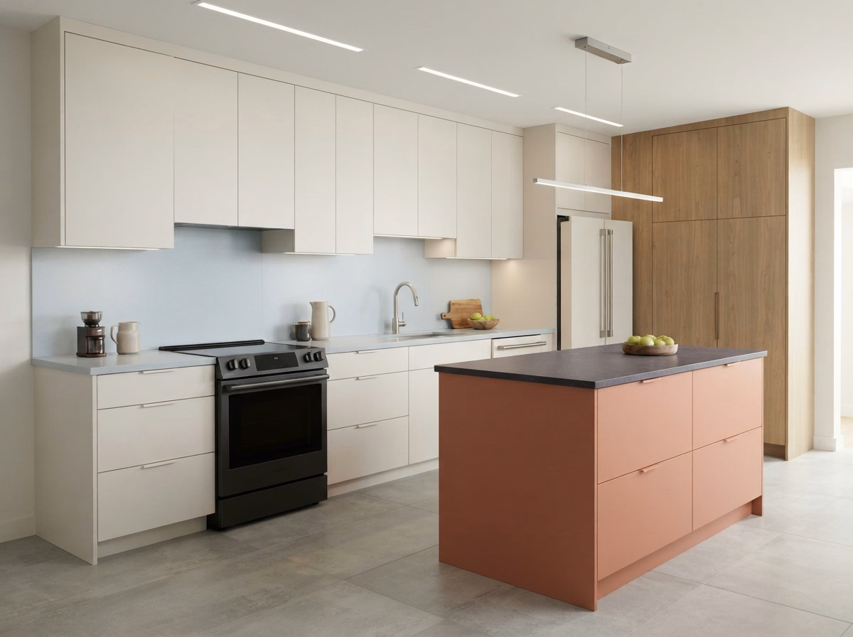 Modern Contemporary Kitchen Style in San Diego County.