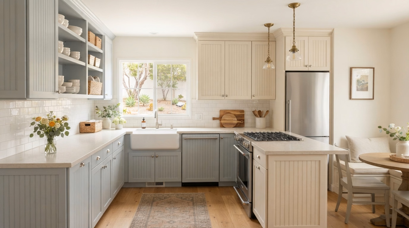 Cottage Cape Cod | San Diego County Kitchen Design Cottage Cape Cod for San Diego County kitchen design.