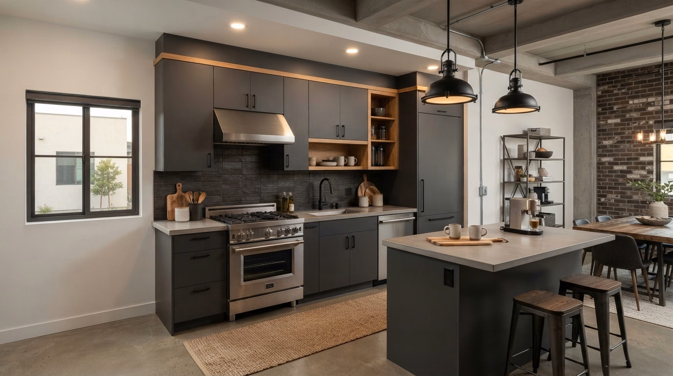 Industrial | San Diego County Kitchen Design Industrial for San Diego County kitchen design.