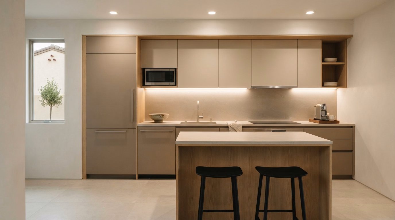 Minimalist Slab | San Diego County Kitchen Design Minimalist Slab for San Diego County kitchen design.