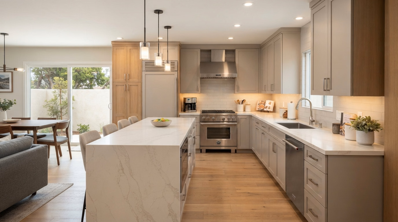Open Concept Kitchen | San Diego County Open Concept Kitchen in San Diego County.