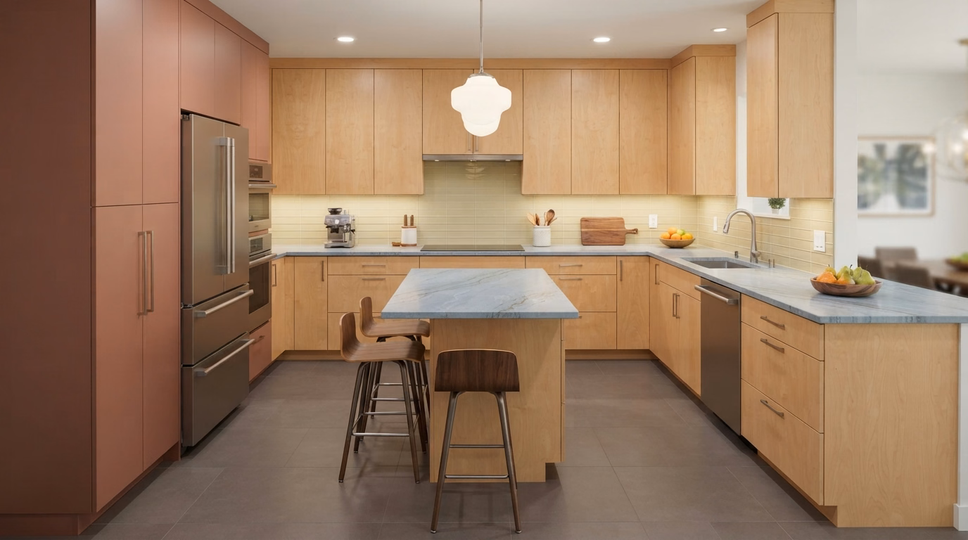 Full kitchen remodel project in San Diego, CA.