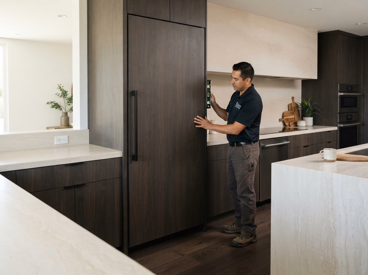 Panel Ready High End Brand Installation | San Diego County Appliance Project Panel Ready High End Brand Installation for a San Diego County appliance project.