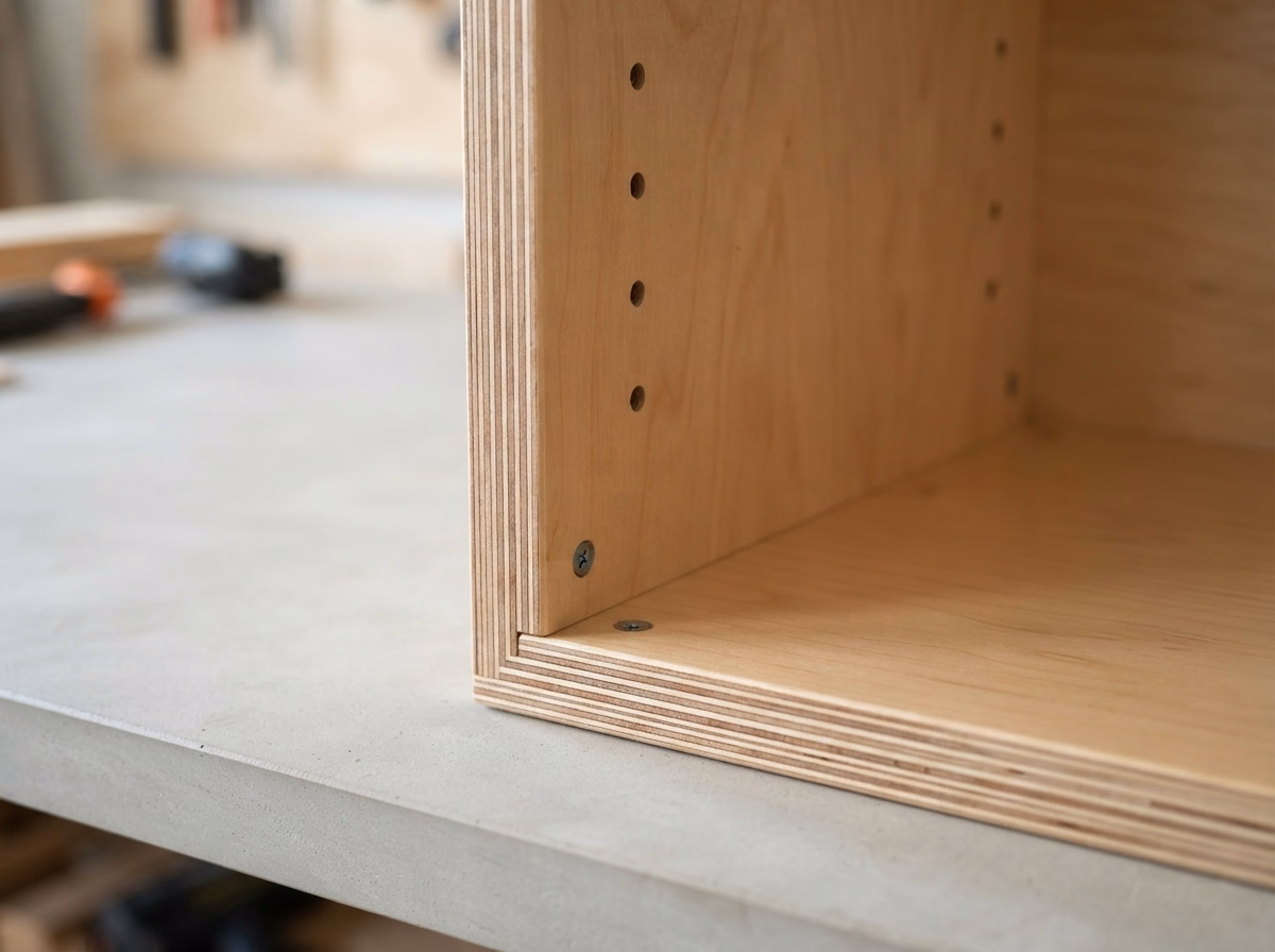 Plywood Box Construction Cabinet | San Diego County Plywood Box Construction Cabinet in San Diego County.