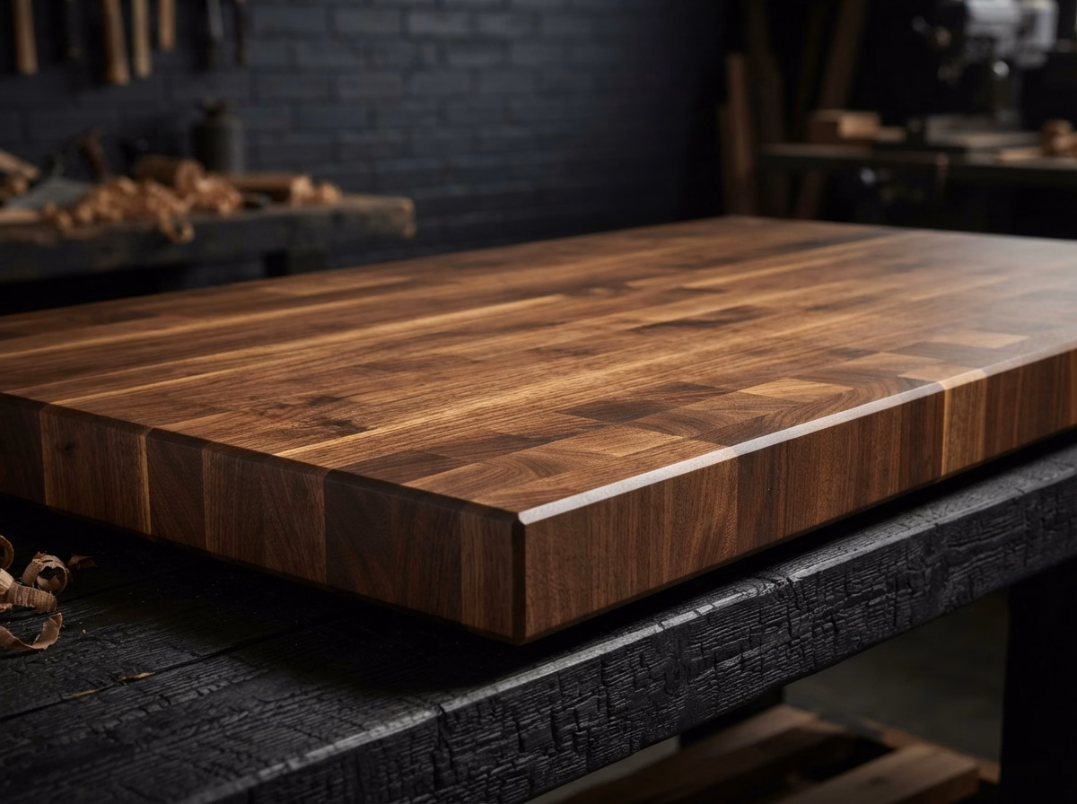 Butcher Block Island Countertop in San Diego County.