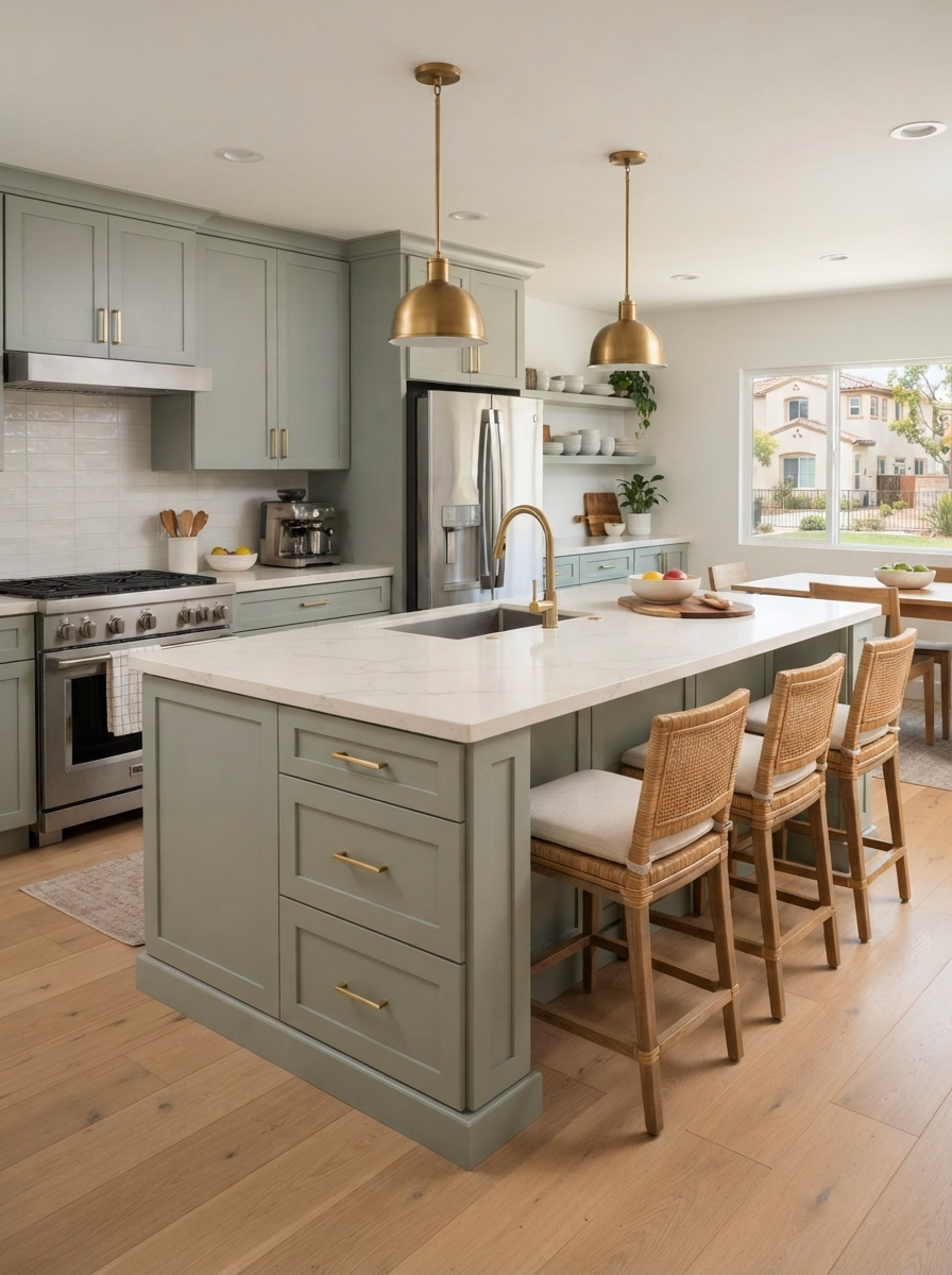 Kitchen Island Installation Questions in San Diego County.