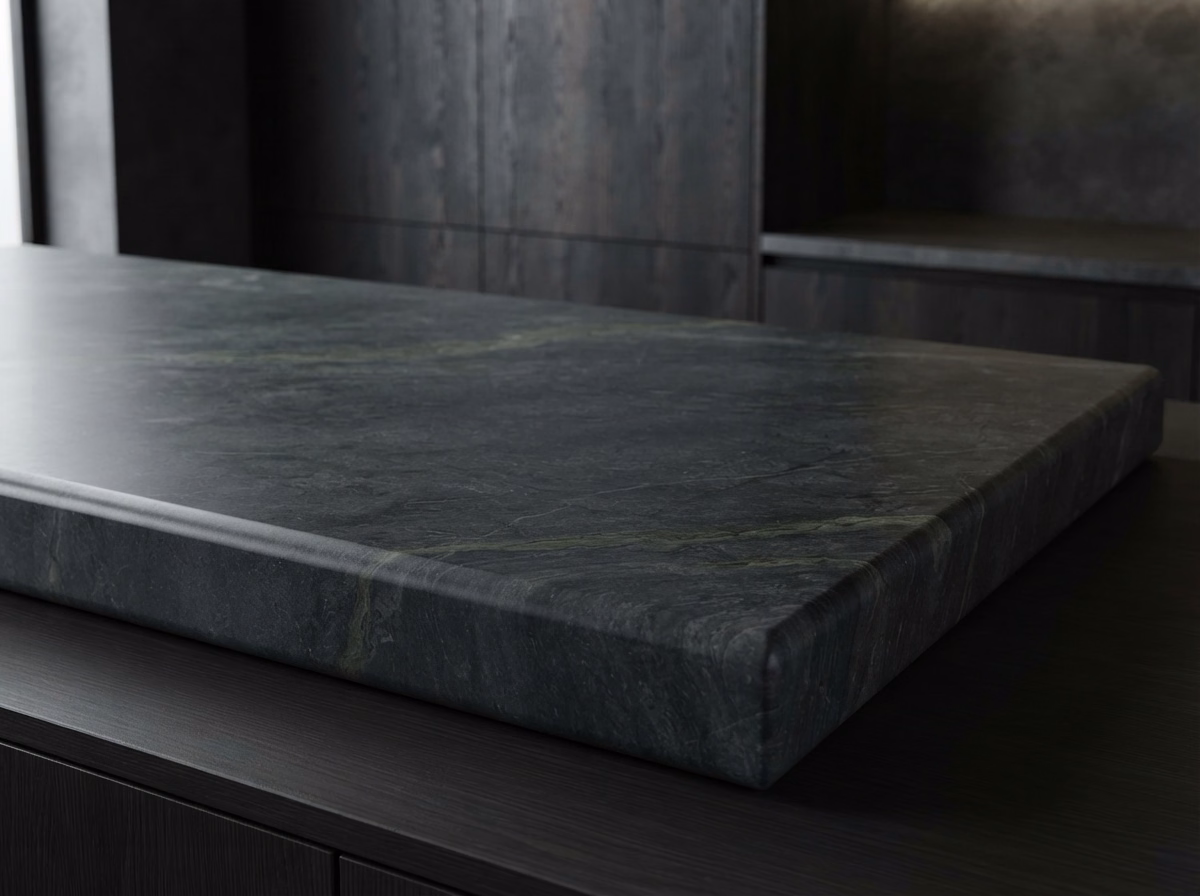 Soapstone Island Countertop in San Diego County.