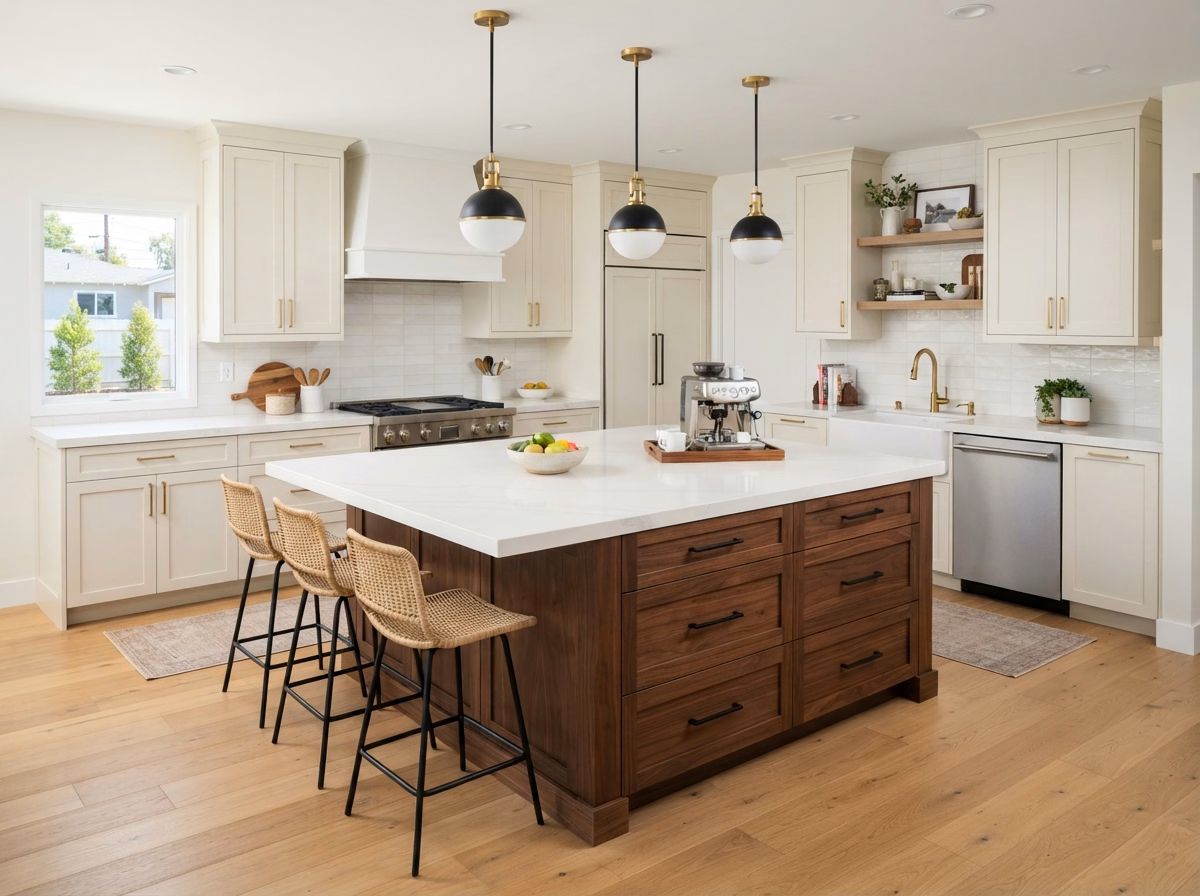 Two Tone Island Style in San Diego County.