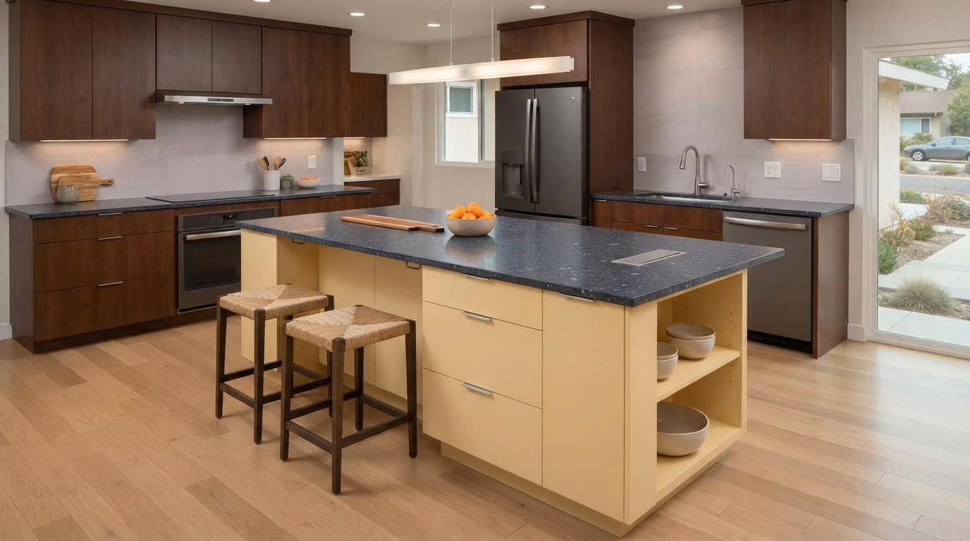 Kitchen Island Planning | San Diego County Kitchen Lighting Kitchen Island Planning for San Diego County kitchen lighting.