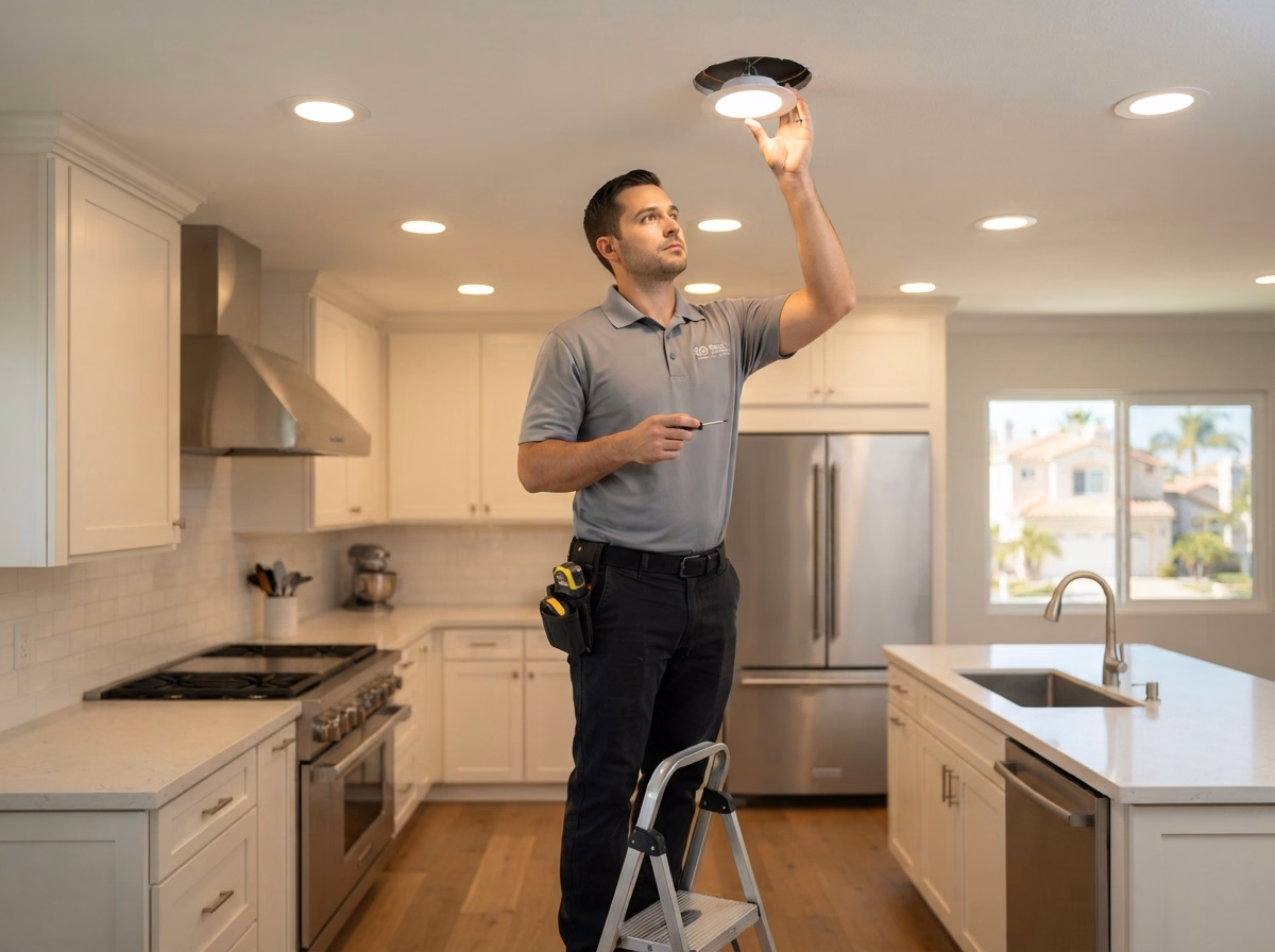 Recessed Lighting Installation | San Diego County Recessed Lighting Installation in San Diego County.