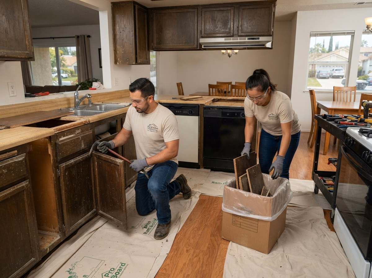 Demolition Haul Away | San Diego County Kitchen Services Demolition Haul Away for San Diego County kitchen services.